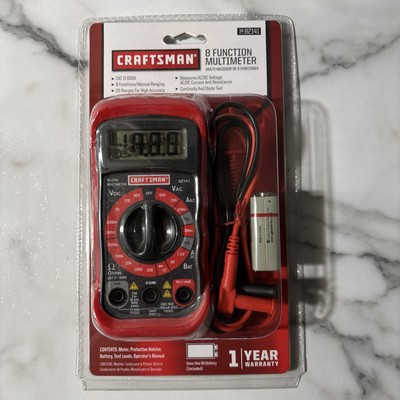 #ad #ad Sears Craftsman Nos Multi tester 82146 W Ac Voltage Detector Cat II 600v Digital $215.00