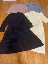 Lot Of 4!! Amish Mennonite Cape Dresses 40  B...