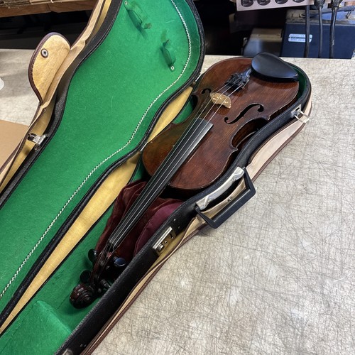 (Tommaso) Thomas Balestrieri 1796 4/4 Violin, 2 pc Grafted Neck 1800s Copy Nice