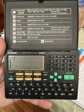 Vtg Casio Data Bank DC-7800 32KB Back Light Multi-function Organizer Tested