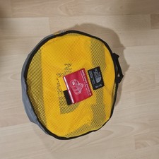 Borsone North Face giallo con borsa da trasporto taglia M. Nuovo con etichette