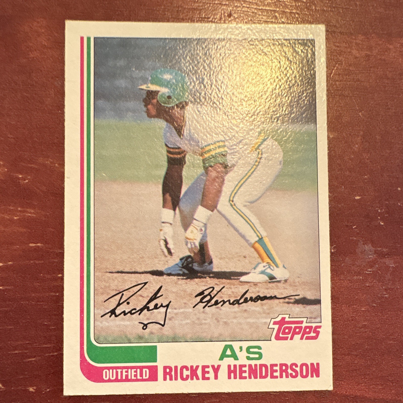 Topps 1982 Rickey Henderson #610 Base Set Oakland Athletics MLB