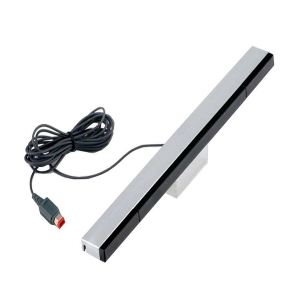 MOTION SENSOR BAR For Wii Wii U Wired IR Infrared Inductor L3W2 Remote √η P6O0 - Image 2 of 4