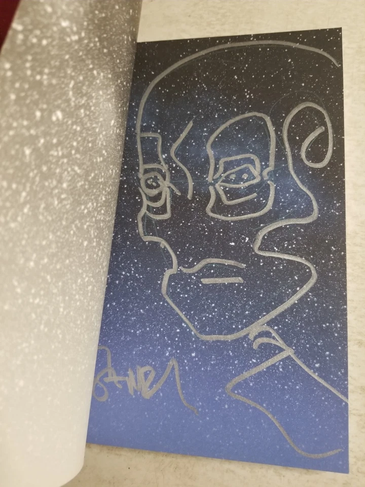 Novela gráfica Meteor Men (2014) #nn - Autógrafo y boceto de Sandy Jarrel Foto 3 de 3