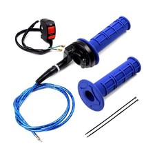 7/8" 22mm Twist Throttle Accelerator Handle Grip and Cable Set for 50cc 90cc ...