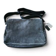 Mens Coach Vintage Suede/Leather Messenger Ba...