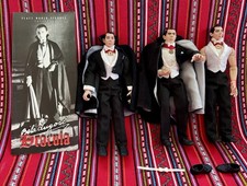 Flatt World Figures Bela Lugosi as Dracula - Lot of 3 Loose Action Figures, 1999