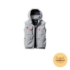 BURTLE Aircraft Vest AC2034 Ash Gray Size L Fan Not Included