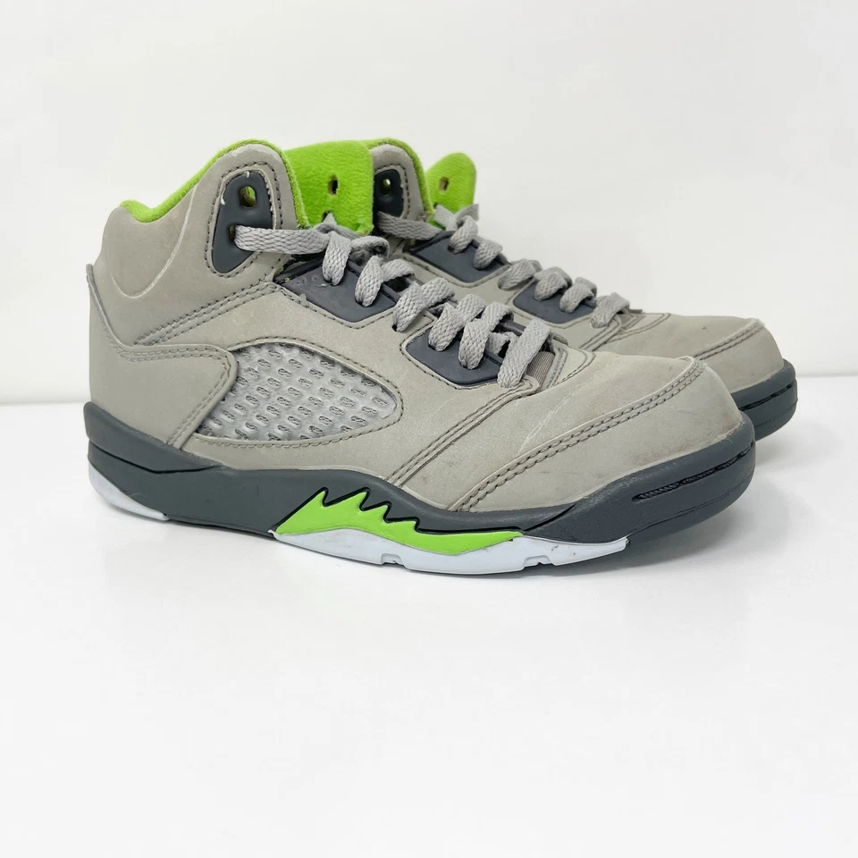 Nike Niños Air Jordan 5 DQ3735-003 Gris Zapatos de Baloncesto Tenis Talla 12C Foto 2 de 4
