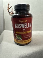 Boswellia Serrata Extract Capsules Turmeric  Ginger 150 veg caps Exp 04/28