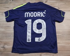 Away Football Shirt 2012 2013 REAL MADRID LUKA MODRIĆ Soccer Jersey, Boys Size