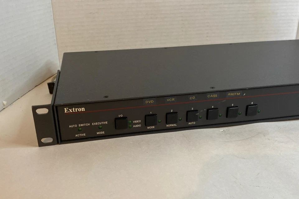 Interruptor de video EXTRON SW AV Series 6V Foto 2 de 4
