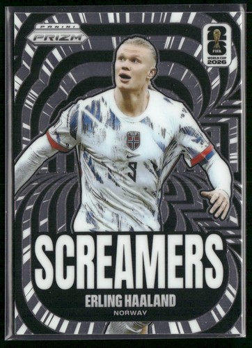 2026 Panini Prizm FIFA World Cup Erling Haaland Screamers #15 Norway