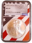 1995 American Silver Eagle MS 69 NGC