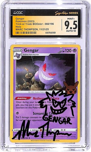 Gengar graded CGC 9.5 for sale on eBay