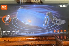 T G TG189 Portable Bluetooth LoudSpeaker Wireless Stereo W/Shoulder Strap, Camo