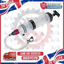 LARGE 1.5L SYRINGE CAR ENGINE OIL FLUID EXTRACTOR MANUAL SUCTION TRANSFER PUMP