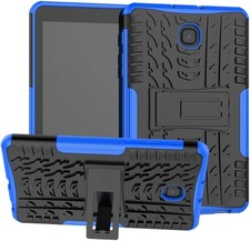Case for Samsung Galaxy Tab A 8.0 2018, Kickstand Heavy Duty Cover Blue 