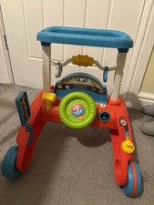 Fisher-Price Baby Walker Toys 2-Sided Steady Speed with Lights and Sounds