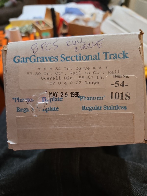 GarGraves O & O-27 Gauge Sectional Track
