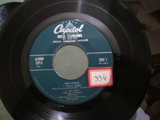 DEAN MARTIN AMORE RARE CAPITOL EP 45 VOCAL STANDARDS ALL TIME HITS ALBUM EJP-3
