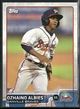 2015 Topps Pro Debut #145 Ozhaino Albies