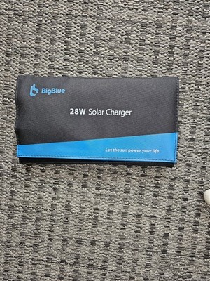 Bigblue 28W Tragbares Solar-Ladegerät Mit 2 Ports (USB-C/USB-A), 5V/4A Gesamtaus