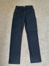 THE CHILDREN'S PLACE Boys Black Chino Pants Size 16 Slim Adjustable Waist