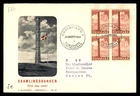 Mayfairstamps Denmark FDC 1953 block the border association First Day Cover aaw_