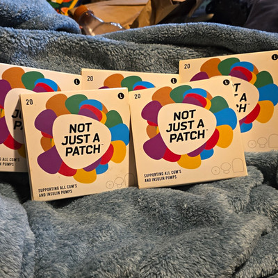 Not Just a Patch CGM & Insulin Pump Adhesive Patches 20 Count Size L