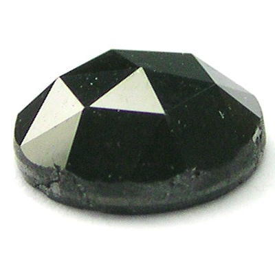 6mm CALIBRATED BLACK ROUND ROSE CUT POLISHED DIAMONDS - Picture 2 of 3