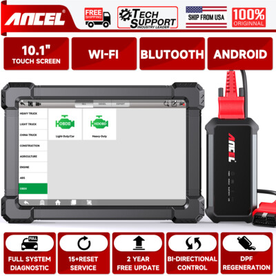 X7 HD 24V Heavy Duty Truck Scanner Semi Truck Full System Bidirection Scan