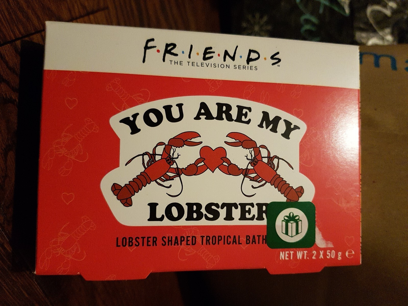 ""Friends"" You Are My Lobster Tropical Bath Fizzers Bath Bombs 2x 50g