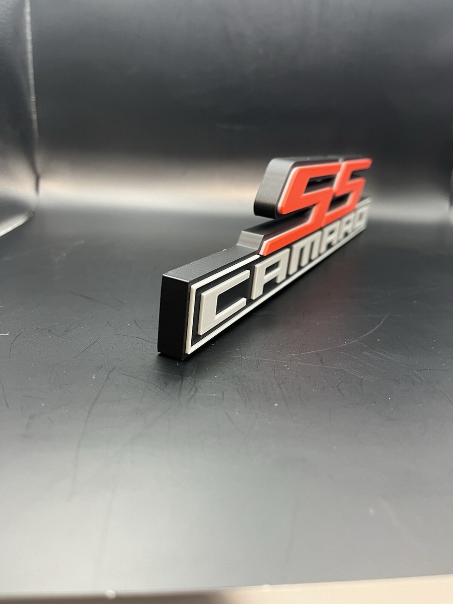 CAMARO SS ディスプレイオブジェ Camaro SS Logo Sign Display | 3D Wall Desk Shelf Art | eBay