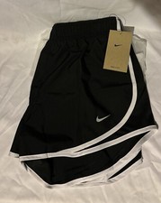 Nike Tempo Running Shorts Short Dri-fit Inner Panty Black White New Women + Plus