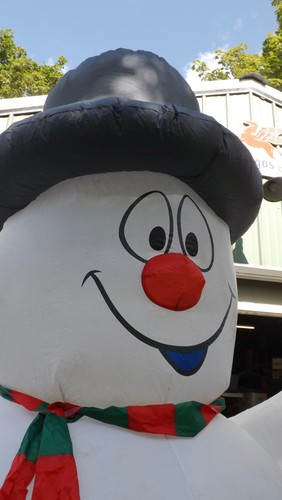 9 Fuß groß klassisch 60er Cartoon Frosty der Schneemann Weihnachten luftgeblasen aufblasbar - Bild 6 von 10