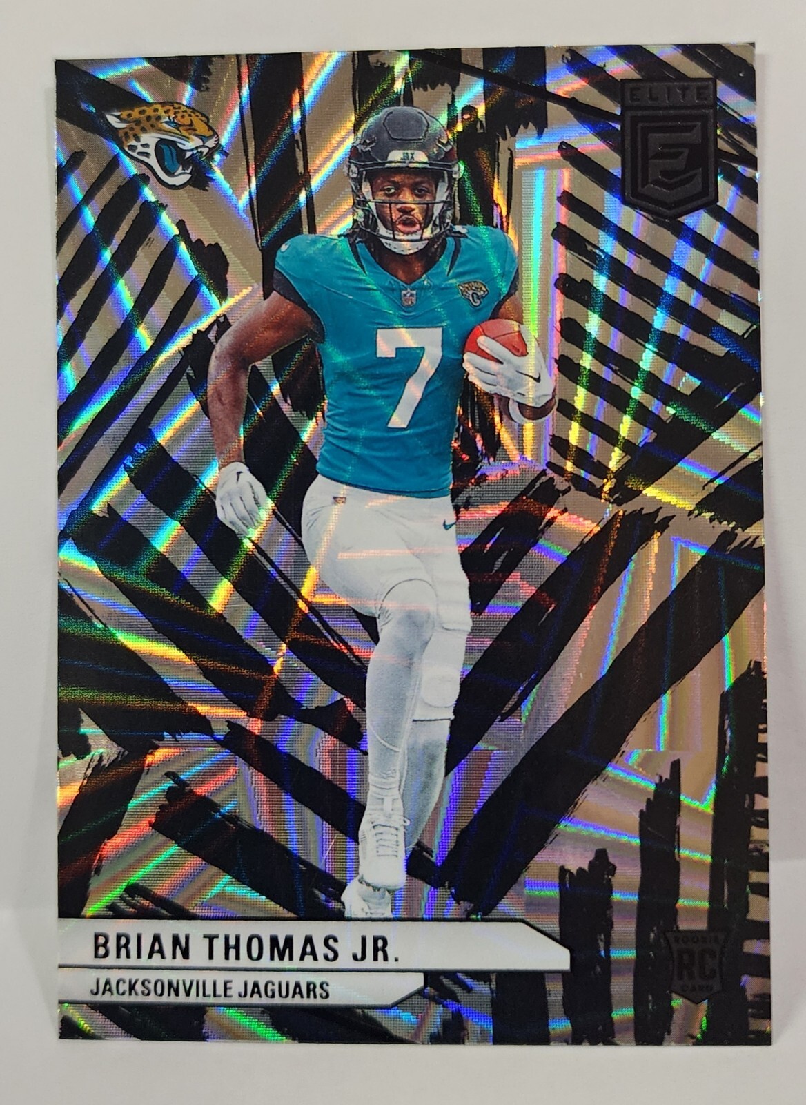 2024 Panini Donruss Elite - Rookies #106 Brian Thomas Jr. (RC) Razzle Dazzle
