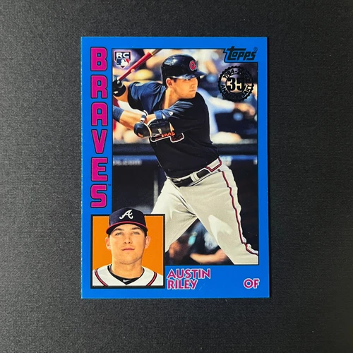 2019 Topps Update Series - 1984 Topps Baseball Austin Riley #84-29 Blue (RC)