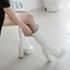 thumbnail 11  - Gothic Women Block High Heel Knee High Boots Platform Lace Up Knight Boots Shoes