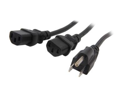 StarTech 6 ft IBM Power Y Splitter Cable