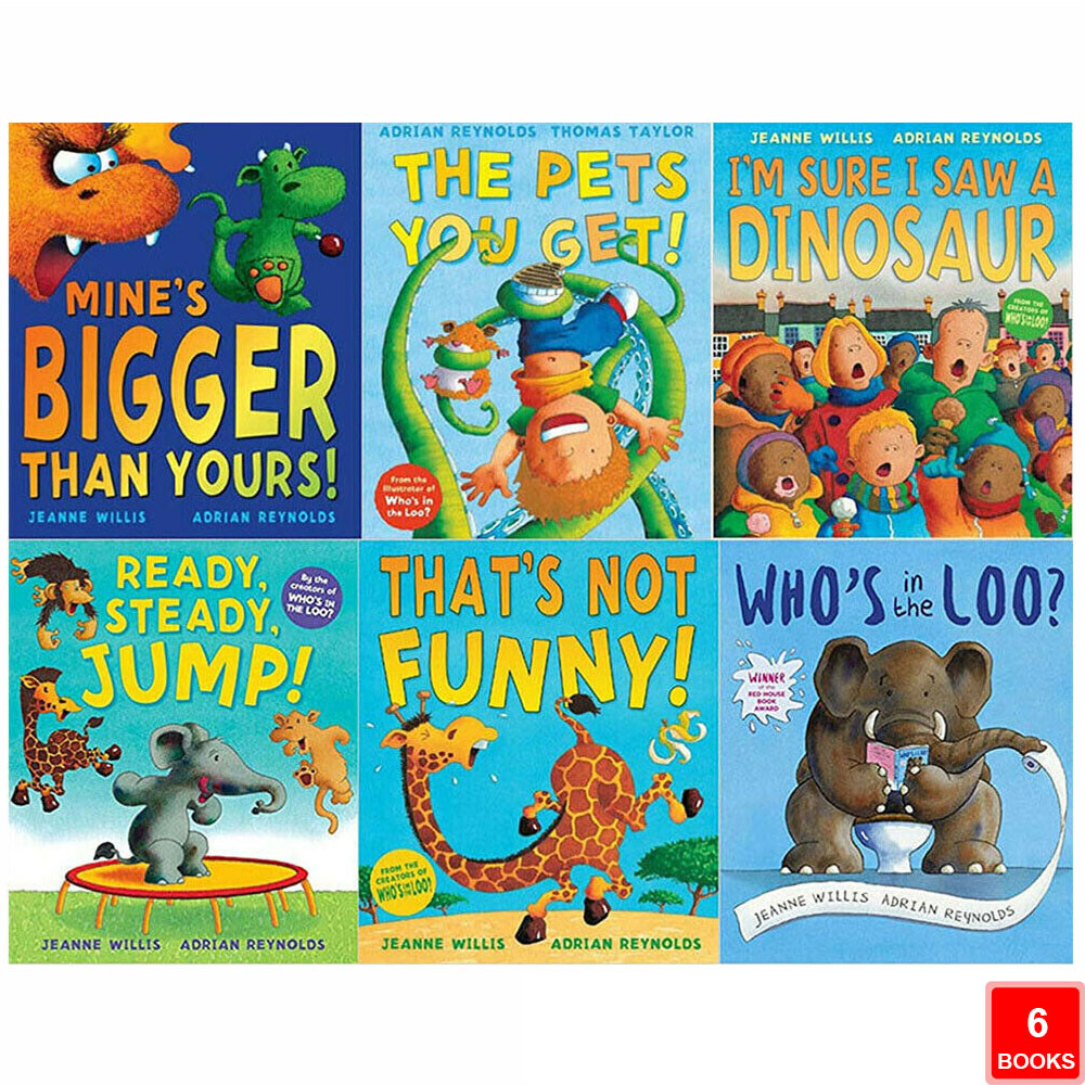 Adrian Reynolds 6 Books Collection Set (Mine's,The Pets, I'm Sure,Ready & More)