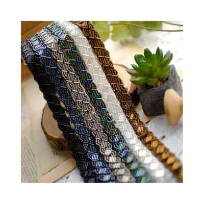 beaded trim by the yard for dresses Delicate Lace Bridal Sash Belt Dress Decoration Sold Total Length Bootcut Light Blue Maternity Bridesmaid US Size:30
