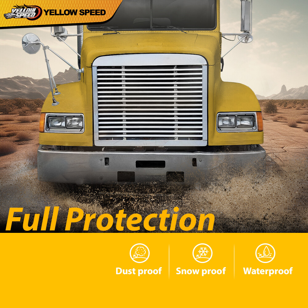 Headlight Housing Bases Left+Right Fit For 1989-2008 Freightliner FLD112 FLD120