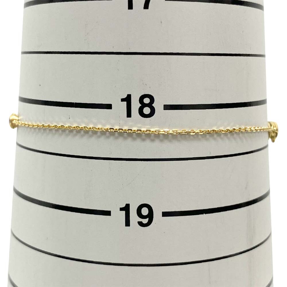【片方】agete♡gold charm✩.*˚ Cartier B6045617 D'Amour Bracelet w/1P Diamond K18YG 16.5