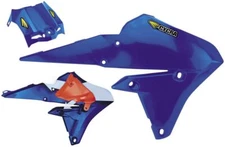 Cycra Powerflow Intake Radiator Shroud For Yamaha YZ250F 2014-2018 Blue