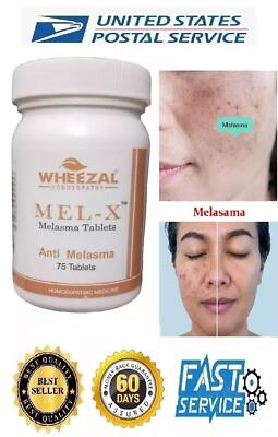 Wheezal Homeopathy Mel-X (75 Tablets) for Skin Pigmentation,chloasma,melasmma