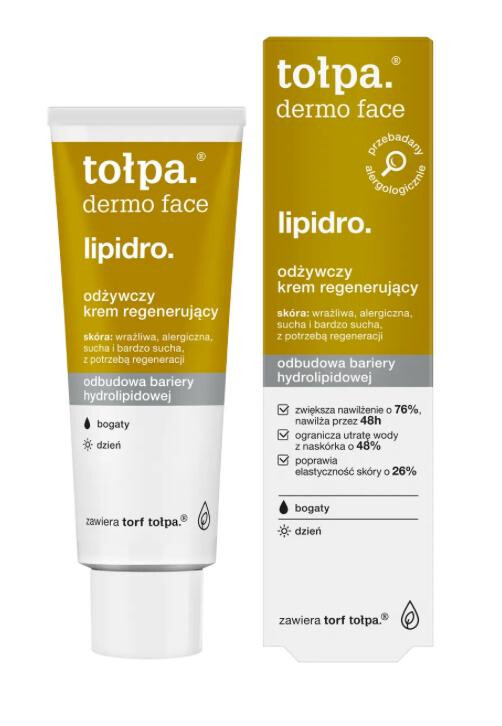 TOLPA Dermo Face Lipidro Rich Nourishing Regenerating Day Cream , 40ml