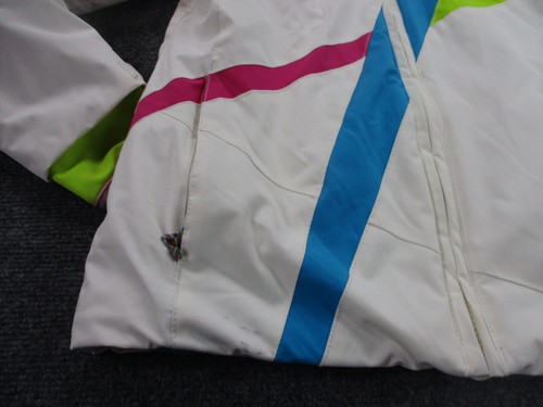 Spyder Jacket Girl 14 White Puffer Athletic Hiking Ski Lightweight Camping Youth - Picture 9 of 12