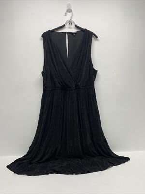 midi black skater dress Yours London Women's Plus Size Black Sequin Skater Midi Dress Size 10