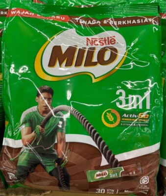 Malaysia's Nestle Milo 3 in 1 Instant Drinks (33gm x 30 Sticks) 2